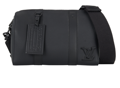 City Keepall, &pound;1,300, Handbags, Black, Leather, Front view